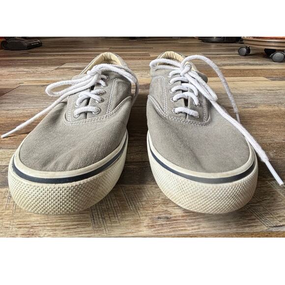 SPERRY Top-Sider Mens Shoes Dock Boat Sneakers 10M Gray Casual 1772706 - Picture 2 of 8